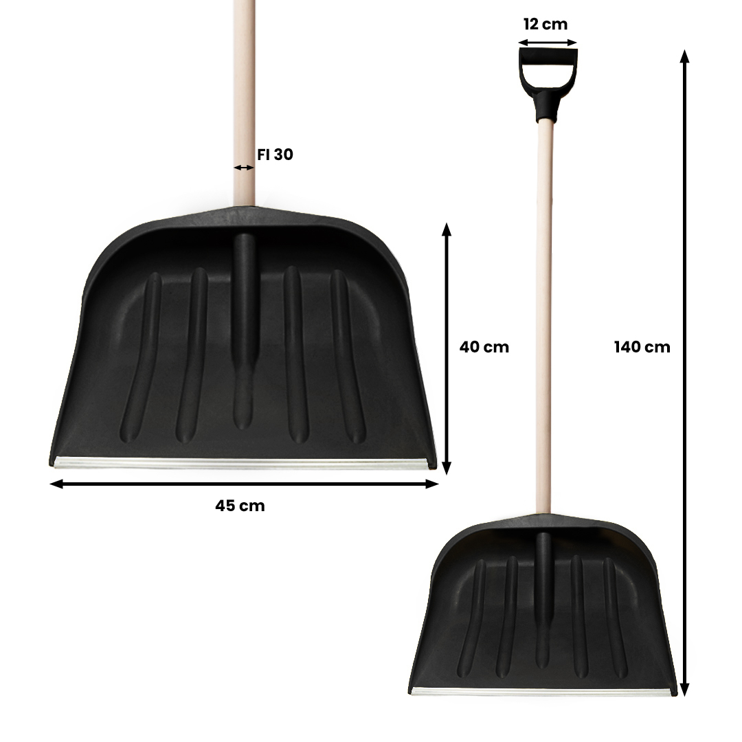Łopata do śniegu – trzonek drewniany 2