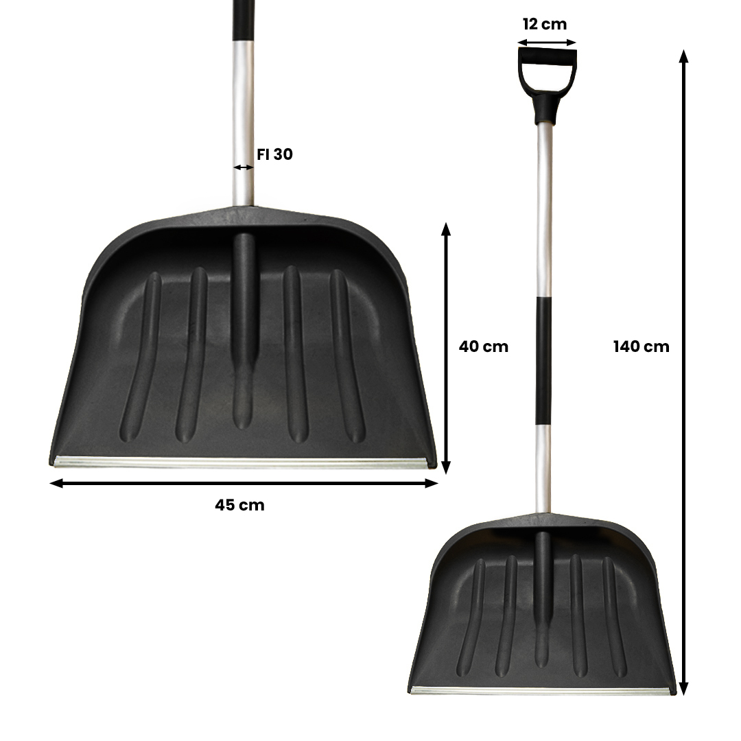 Łopata do śniegu – trzonek aluminiowy (prosty) 2