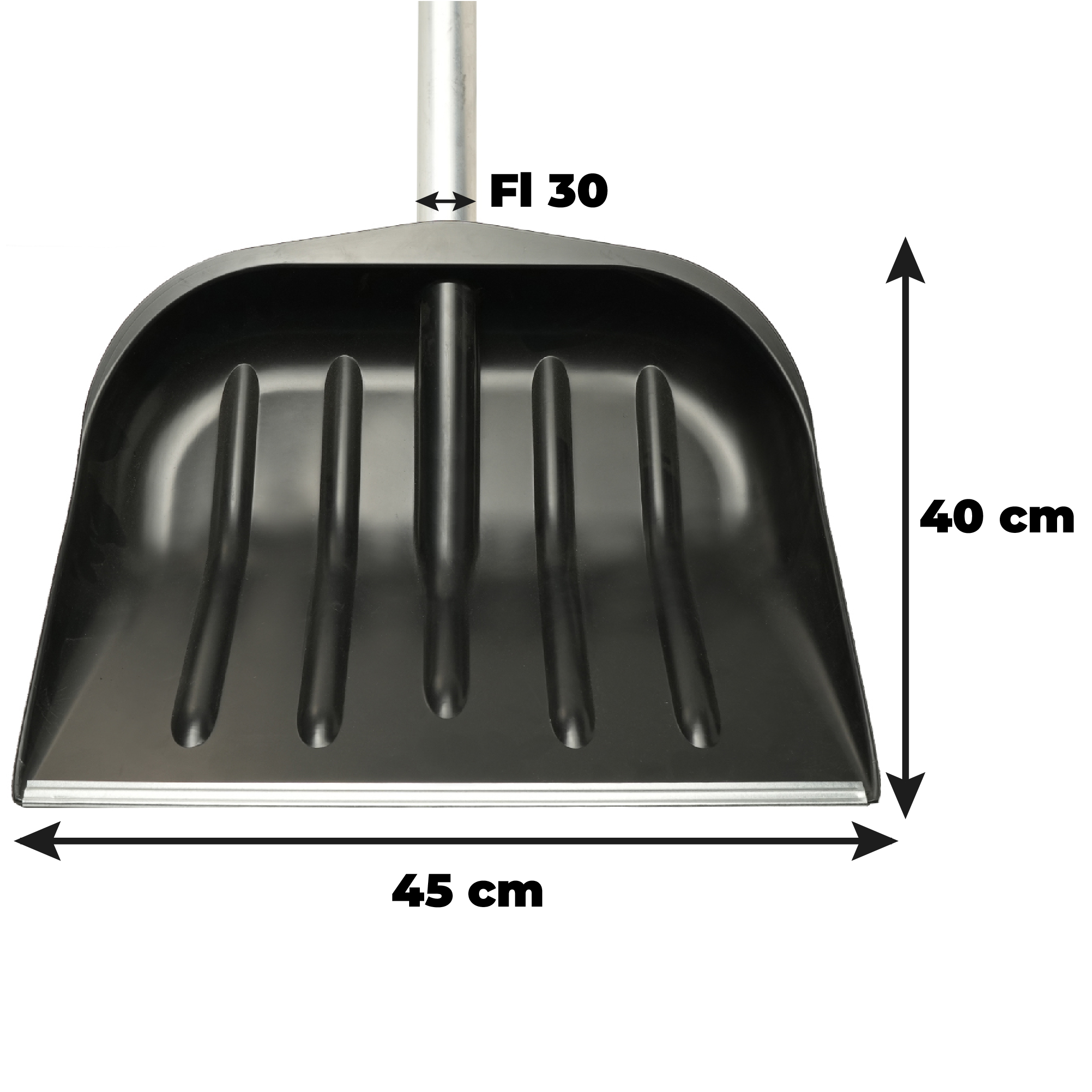 Łopata do śniegu – trzonek aluminiowy profilowany (wygięty) 5