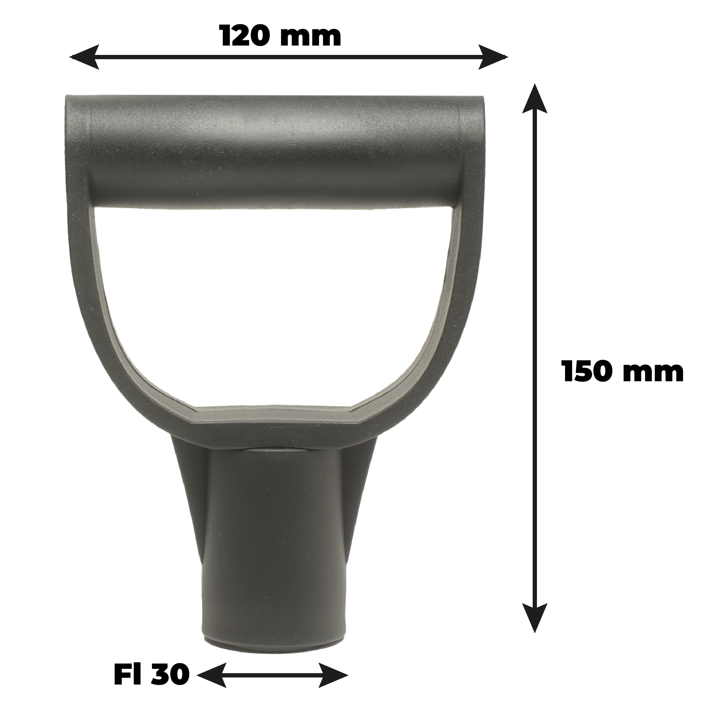 Uchwyt typu D do trzonka Ø30 mm 6