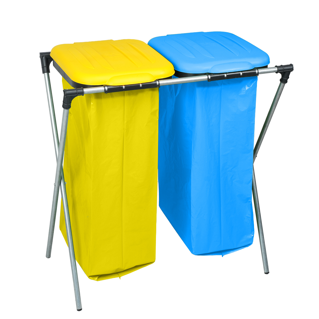 Stojak do segregacji – 3 komory (3 × 120 L) 3