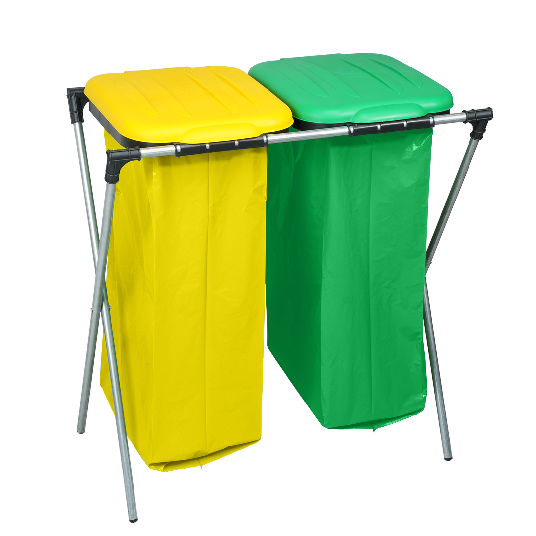 Stojak do segregacji – 3 komory (3 × 120 L) 4