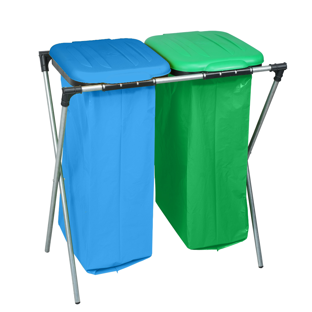 Stojak do segregacji – 2 komory (2 × 120 L) 2
