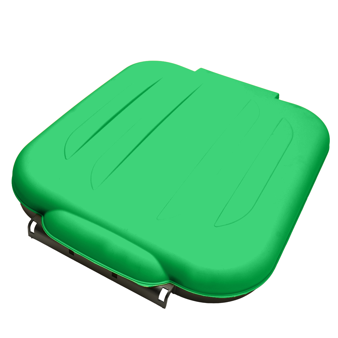 Pokrywy wymienne do stojaków 120 L (żółty / niebieski / zielony) 4