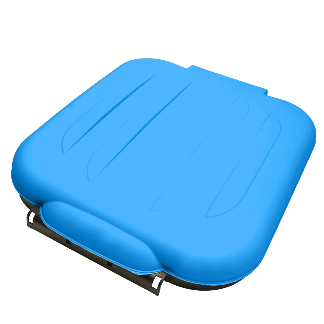 Pokrywy wymienne do stojaków 120 L (żółty / niebieski / zielony) 5